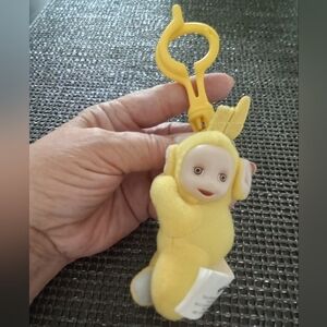 Teletubbies Laa-Laa Yellow Plush Clip-On Toy